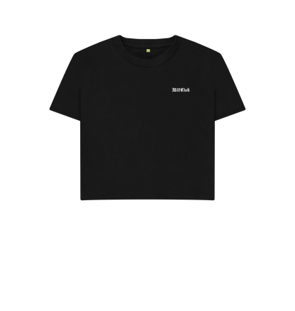 Black Printed T-shirt Front