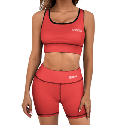 MilfClub Yoga Bra & Shorts Set