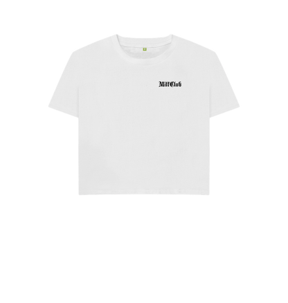White Printed T-shirt Front